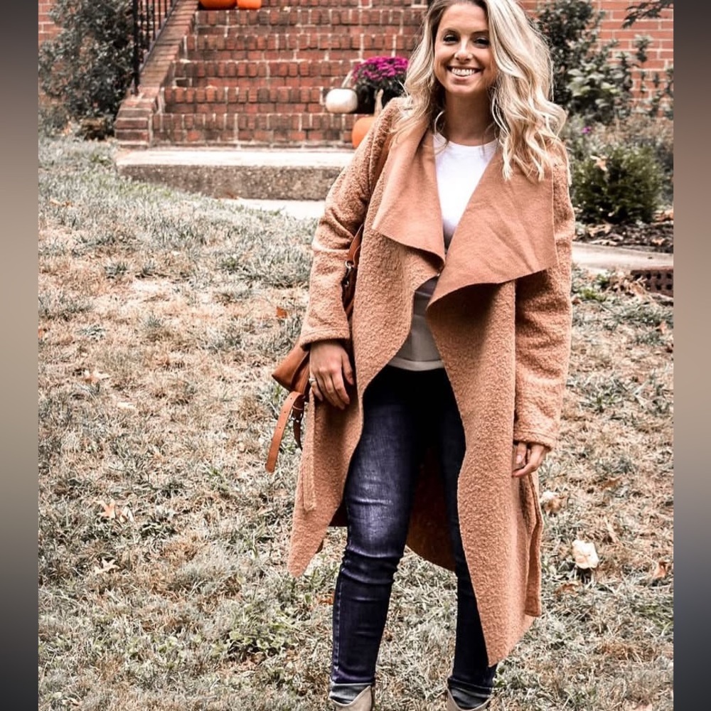 Women's Cozy Tan Teddy Jacket